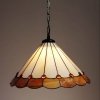 Lampa żyrandol zwis witraż BURSZTYN 40cm